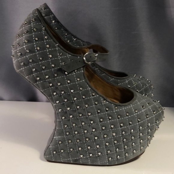 NWT Jeffrey Campbell Nightwalk Q Stud Platforms - Picture 2 of 6